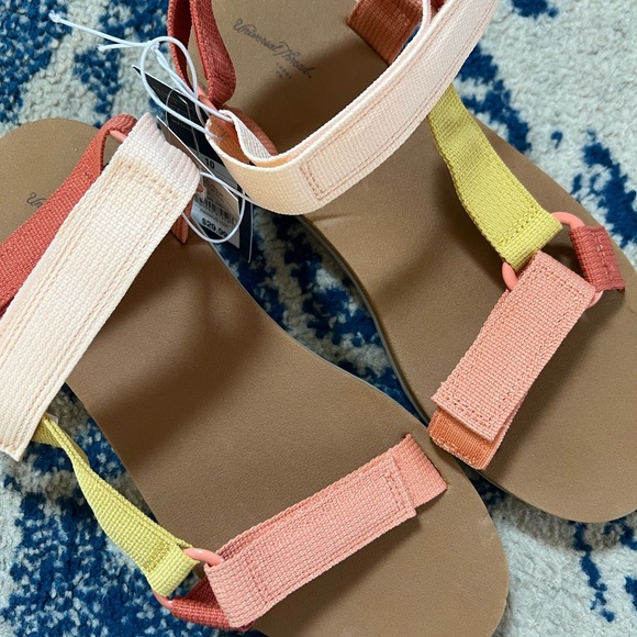 Holden Platform Sport Sandals Pink Multicolor - Universal Thread DENTED - Picture 3 of 9